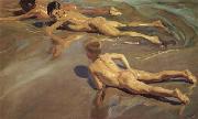 Joaquin Sorolla Y Bastida Children on the Beach oil painting
